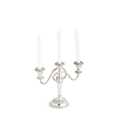 Silver Candelabra - Three Post