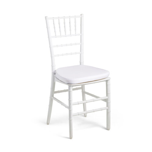 Chiavari Chair White - Padded Seat